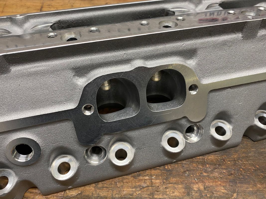 CNC ported intake runners on a ProFiler 23 degree head